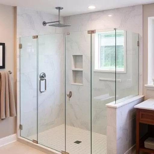 frameless glass shower doors lake Orion Michigan,frameless glass shower door designs,benefits of frameless shower doors
