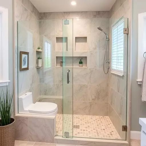 frameless glass shower doors lake Orion Michigan,frameless glass shower door designs,benefits of frameless shower doors