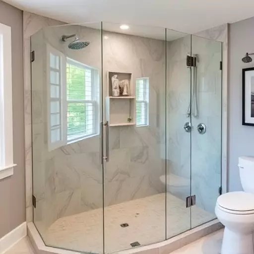 frameless glass shower doors lake Orion Michigan,frameless glass shower door designs,benefits of frameless shower doors