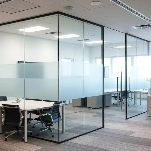 frameless office glass walls lake Orion Michigan,frameless glass partitions,modern office design with glass walls