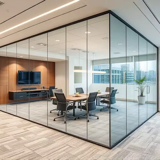 frameless office glass walls lake Orion Michigan,frameless glass partitions,modern office design with glass walls