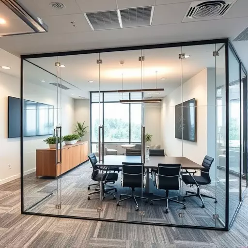 frameless office glass walls lake Orion Michigan,frameless glass partitions,modern office design with glass walls