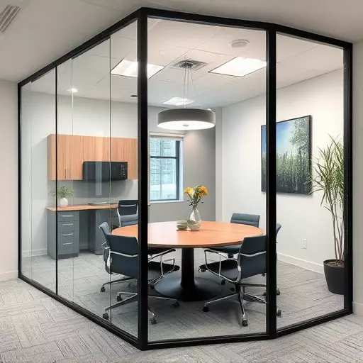 frameless office glass walls lake Orion Michigan,frameless glass partitions,modern office design with glass walls