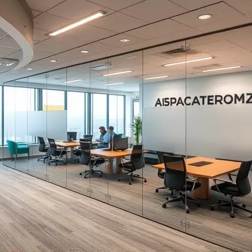 frameless office glass walls lake Orion Michigan,frameless glass partitions,modern office design with glass walls