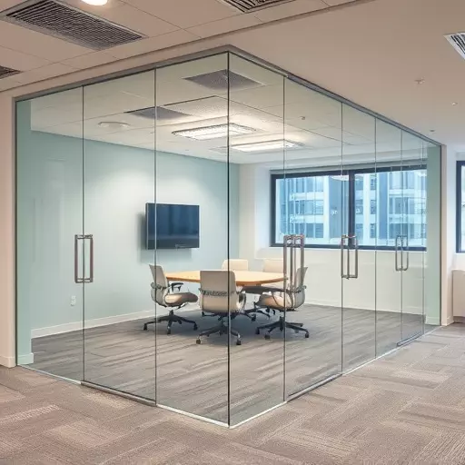 frameless office glass walls lake Orion Michigan,frameless glass partitions,modern office design with glass walls
