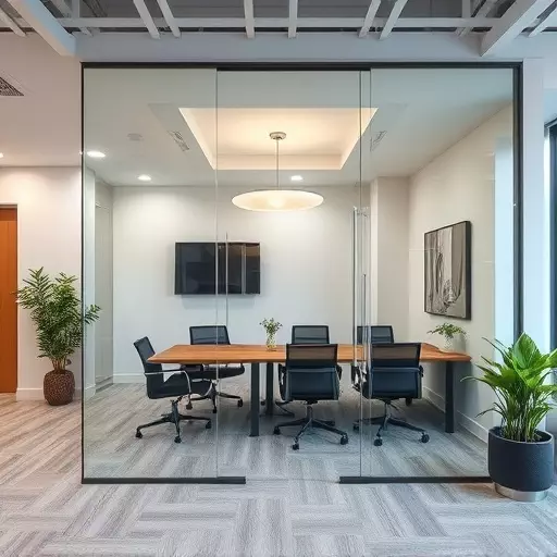 frameless office glass walls lake Orion Michigan,frameless glass partitions,modern office design with glass walls