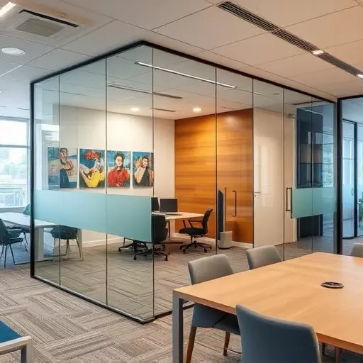 frameless office glass walls lake Orion Michigan,frameless glass partitions,modern office design with glass walls