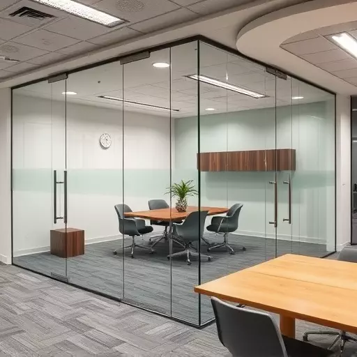 frameless office glass walls lake Orion Michigan,frameless glass partitions,modern office design with glass walls