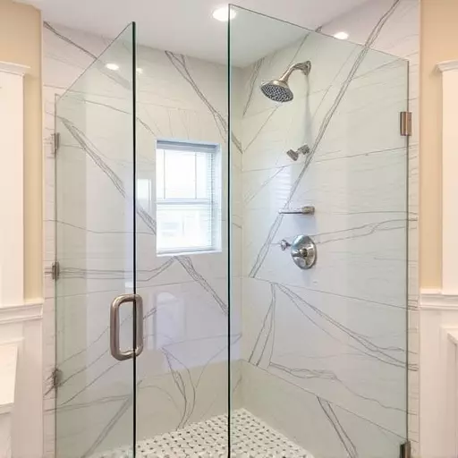 Frameless panels with UV-blocking technology Sterling Heights MI,Frameless designs for temperature-controlled showers,