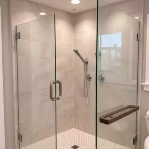 Frameless panels with UV-blocking technology Sterling Heights MI,Frameless designs for temperature-controlled showers,