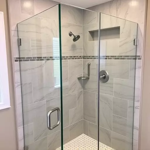 frameless shower door repair lake Orion Michigan,frameless shower door maintenance,frameless shower door seal replacement