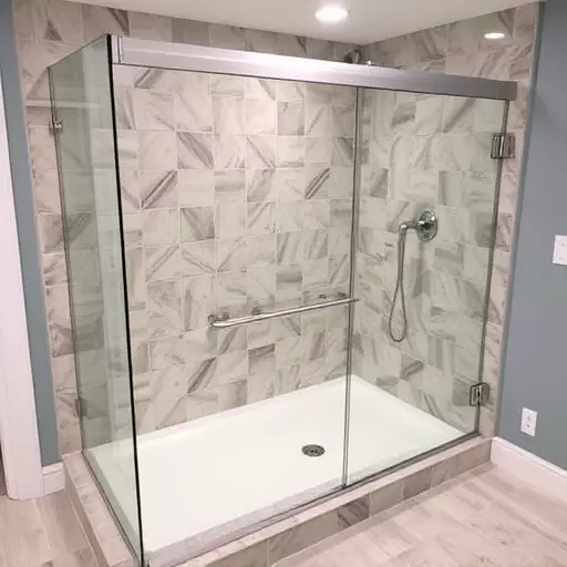 frameless shower door repair lake Orion Michigan,frameless shower door maintenance,frameless shower door seal replacement