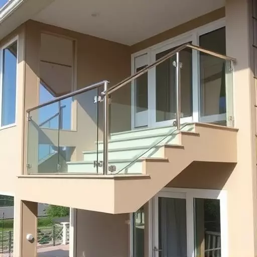 glass railings for balconies and stairs lake Orion Michigan,frameless glass railings,glass balcony railing systems