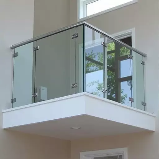 glass railings for balconies and stairs lake Orion Michigan,frameless glass railings,glass balcony railing systems