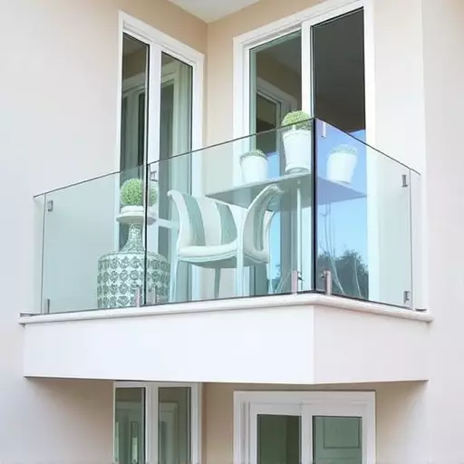 glass railings for balconies and stairs lake Orion Michigan,frameless glass railings,glass balcony railing systems
