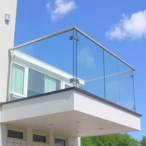 glass railings for balconies and stairs lake Orion Michigan,frameless glass railings,glass balcony railing systems