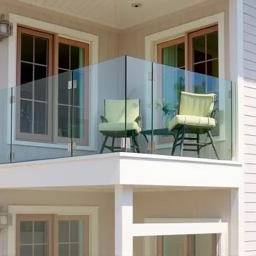 glass railings for balconies and stairs lake Orion Michigan,frameless glass railings,glass balcony railing systems