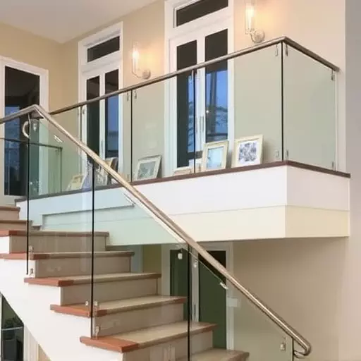 glass railings for balconies and stairs lake Orion Michigan,frameless glass railings,glass balcony railing systems