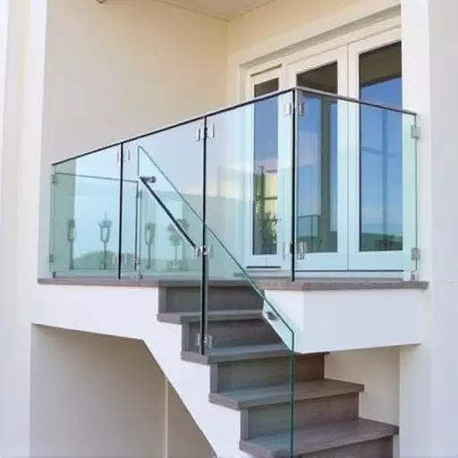 glass railings for balconies and stairs lake Orion Michigan,frameless glass railings,glass balcony railing systems