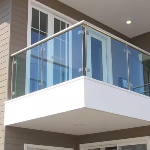 glass railings for balconies and stairs lake Orion Michigan,frameless glass railings,glass balcony railing systems