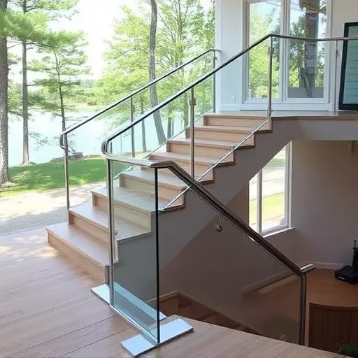 glass railings for homes lake Orion Michigan,glass railing designs for homes,frameless glass railings