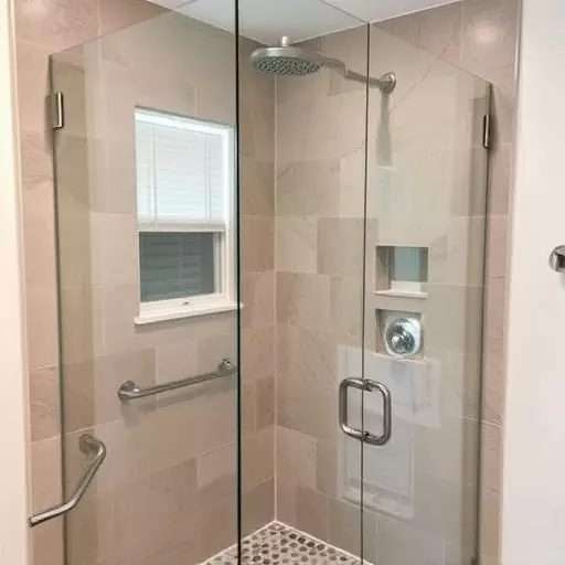 Glass Shower Door Installation Rochester Hills MI,Textured shower glass for anti-slip surfaces,Frameless glass compatibility with bathroom tiles