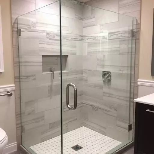 Glass Shower Door Installation Rochester Hills MI,Textured shower glass for anti-slip surfaces,Frameless glass compatibility with bathroom tiles