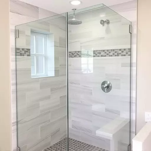 Glass Shower Door Installation Rochester Hills MI,Textured shower glass for anti-slip surfaces,Frameless glass compatibility with bathroom tiles
