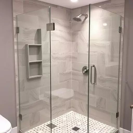 Glass Shower Door Installation Rochester Hills MI,Textured shower glass for anti-slip surfaces,Frameless glass compatibility with bathroom tiles
