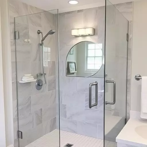 Glass Shower Door Installation Rochester Hills MI,Textured shower glass for anti-slip surfaces,Frameless glass compatibility with bathroom tiles