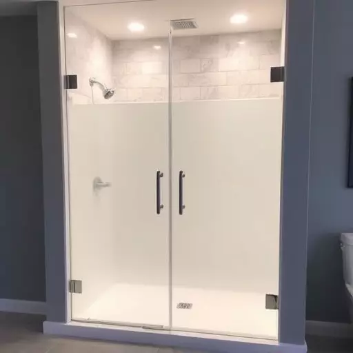 Glass Shower Door Installation Southfield MI,Frameless glass shower enclosures for large bathrooms, Frosted shower doors for privacy-focused designs