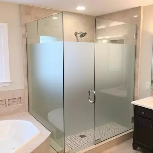 Glass Shower Door Installation Southfield MI,Frameless glass shower enclosures for large bathrooms, Frosted shower doors for privacy-focused designs