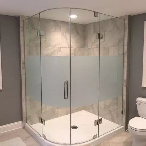 Glass Shower Door Installation Southfield MI,Frameless glass shower enclosures for large bathrooms, Frosted shower doors for privacy-focused designs