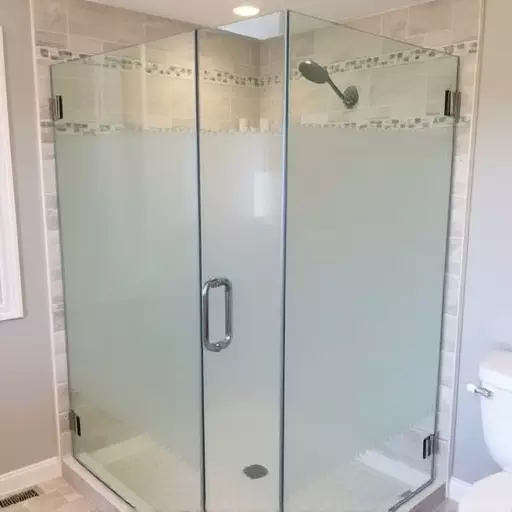 Glass Shower Door Installation Southfield MI,Frameless glass shower enclosures for large bathrooms, Frosted shower doors for privacy-focused designs