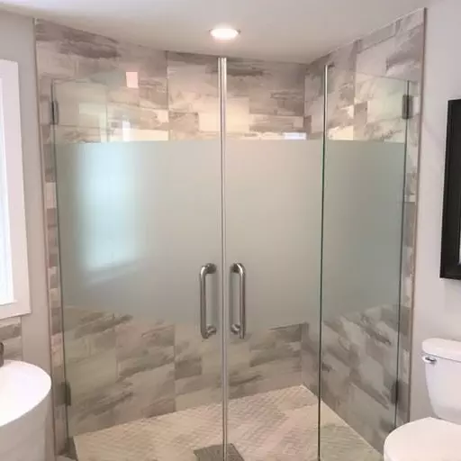 Glass Shower Door Installation Southfield MI,Frameless glass shower enclosures for large bathrooms, Frosted shower doors for privacy-focused designs