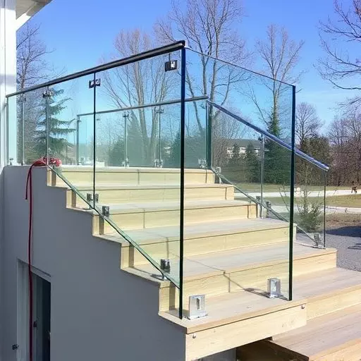 modern glass railings installation lake Orion Michigan,modern glass railings installation guide,tools needed for glass railing installation