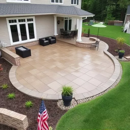 Patio construction techniques Oak Harbor Ohio,Custom patio designs,Concrete patio construction