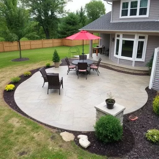 Patio construction techniques Oak Harbor Ohio,Custom patio designs,Concrete patio construction