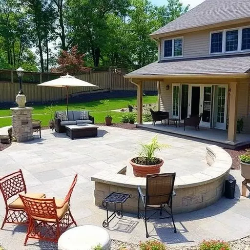 Patio construction techniques Oak Harbor Ohio,Custom patio designs,Concrete patio construction