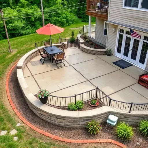 Patio construction techniques Oak Harbor Ohio,Custom patio designs,Concrete patio construction