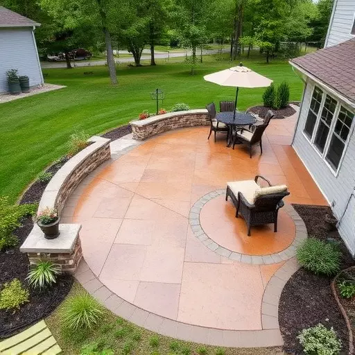 Patio construction techniques Oak Harbor Ohio,Custom patio designs,Concrete patio construction
