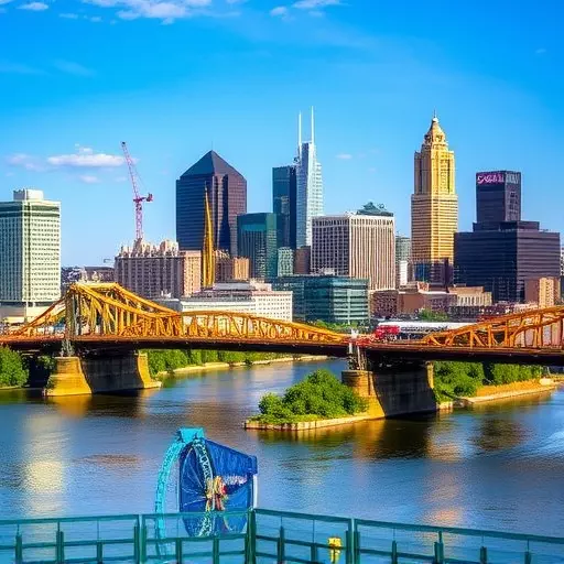 Pittsburgh Pennsylvania city skyline,Pittsburgh Pennsylvania riverside attractions,Things to do in Pittsburgh Pennsylvania