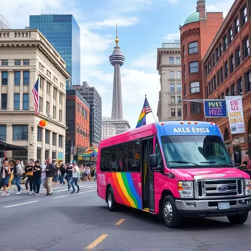 pride parade transportation toledo,lgbtq+ parade shuttles,pride event transport services