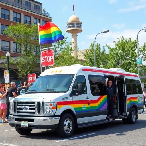 pride parade transportation toledo,lgbtq+ parade shuttles,pride event transport services