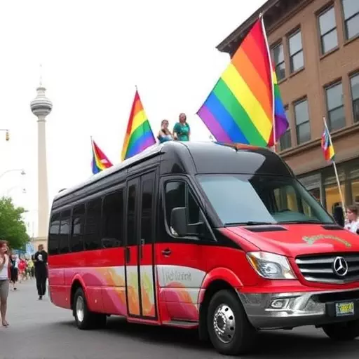 pride parade transportation toledo,lgbtq+ parade shuttles,pride event transport services