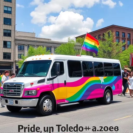pride parade transportation toledo,lgbtq+ parade shuttles,pride event transport services