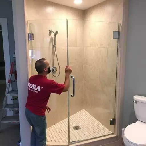 swinging glass shower door installation lake Orion Michigan,swinging glass shower door installation steps,tools required for swinging shower door installation