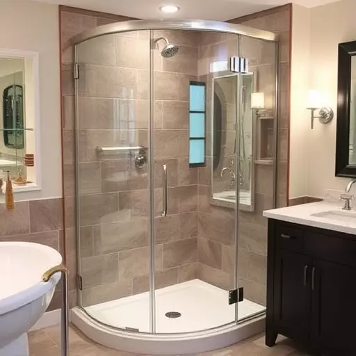 swinging shower doors lake Orion Michigan,swinging shower door designs,swinging shower door materials