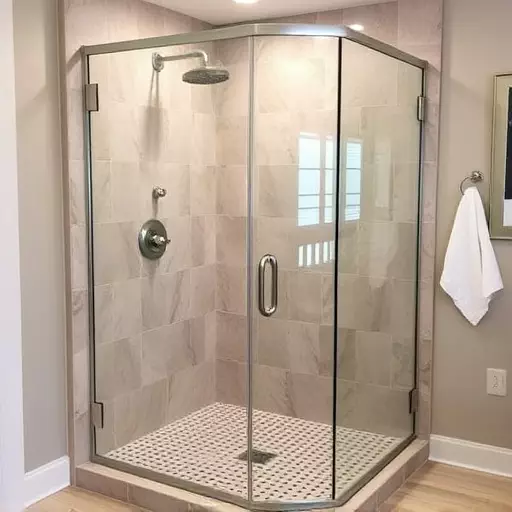 swinging shower doors lake Orion Michigan,swinging shower door designs,swinging shower door materials