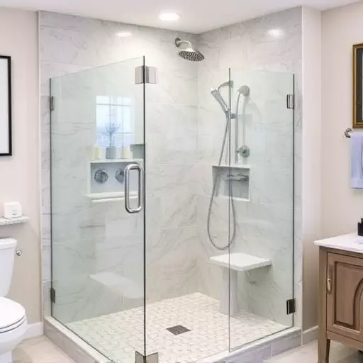 ultra clear glass shower doors lake Orion Michigan,ultra clear glass shower door features,benefits of ultra clear glass